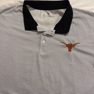 Colosseum Black and White Striped Men's Shirt